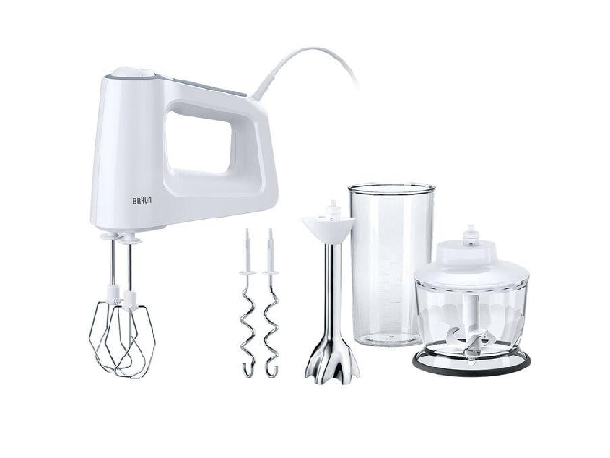 Braun MultiMix 3 HM 3137 WH Sbattitore manuale 500 W Bianco