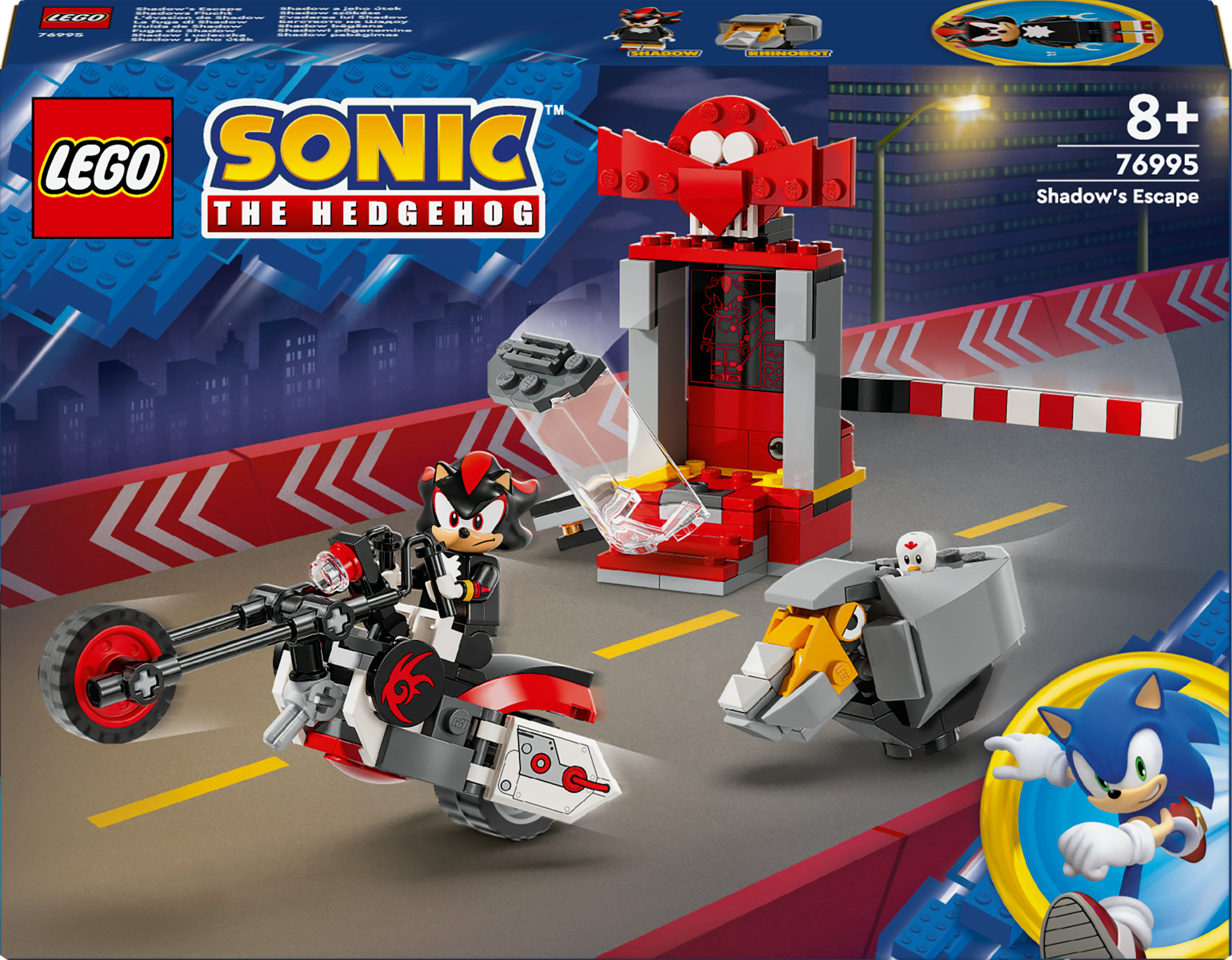 Lego La fuga di Shadow the Hedgehog - Lego Sonic 76995 LEGO La fuga di Shadow the Hedgehog