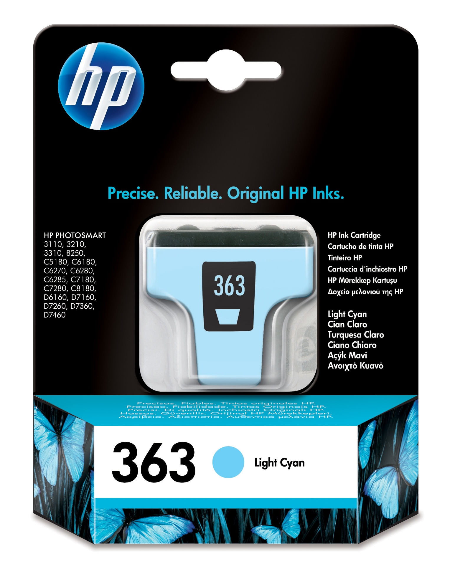 HP Cartuccia originale inchiostro ciano chiaro 363 HP CARTUCCIA ORIGINALE HP 363 C8774EE PHOTO CIANO