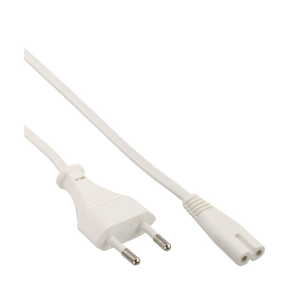 InLine 4043718107070 cavo di alimentazione Bianco 1,5 m CEE7/16 Accoppiatore C7