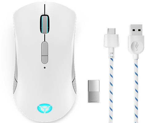 Lenovo Legion M600 Wireless Gaming mouse Ambidestro RF Wireless + Bluetooth + USB Type-A Ottico 16000 DPI