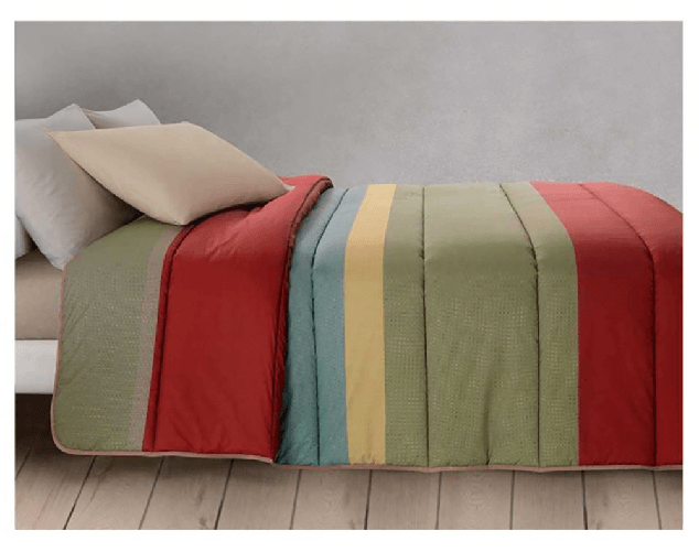 GABEL TRAPUNTA LETTO SINGOLO 1 PIAZZA EDWARD COTONE COLORE CASTAGNO