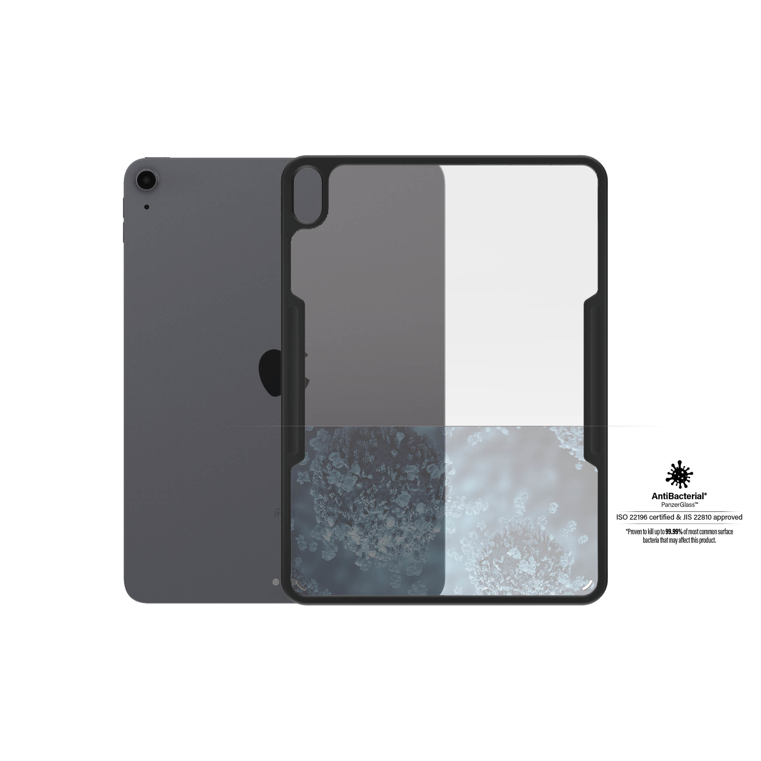 PanzerGlass 292 custodia per cellulare 279 cm 11 Cover Nero (CLEARCASE BLACK AB - APPLE IPAD AIR 10.9IN 2020) PanzerGlass 292 custodia per cellulare 2
