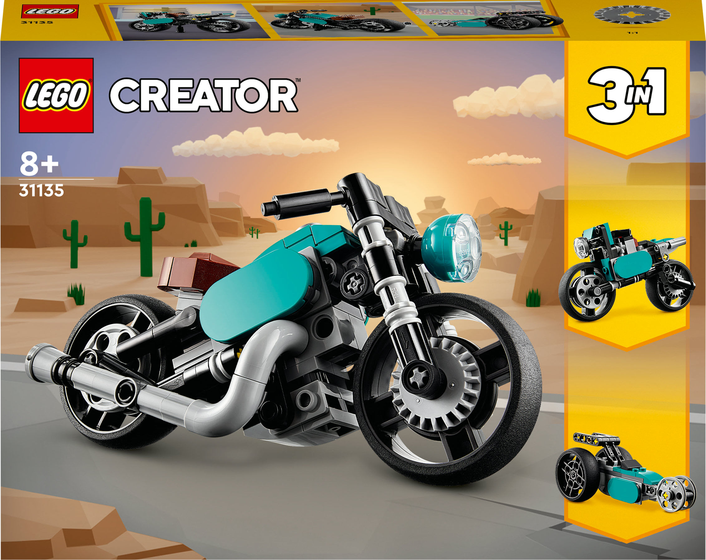 Lego Motocicletta vintage - Lego Creator 3 in 1 31135 LEGO Creator 3-in-1 Motocicletta vintage