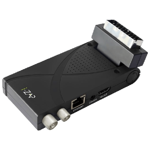 I-Zap Decoder T375 Dvbt2 Hevc Usb Hd Etherent Coaxial i-ZAP T375
