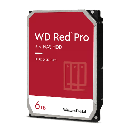 Western Digital Red Pro disco rigido interno 6 TB 7200 Giri/min 256 MB 3.5" SATA