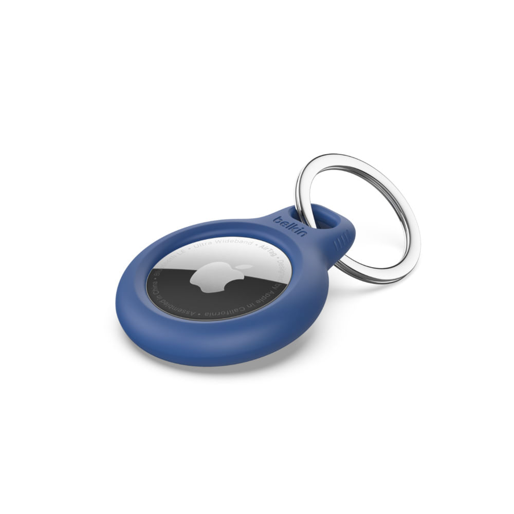 Belkin Secure Holder Airtag con Portachiavi - Blu (SECURE HOLDER WITH KEYRING - BLUE) Belkin SECURE HOLDER AIRTAG CON PORTACHIAVI