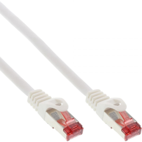 InLine Cavo patch - S-FTP PiMf - Cat.6 - senza alogeni - rame - bianco - 3 m InLine 4043718206834 cavo di rete Bianco 3 m Cat6 S/FTP (S-STP)