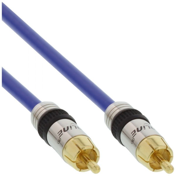 InLine Cavo Cinch AUDIO - PREMIUM - 1x spina Cinch - spina - 10 m InLine 4043718081967 cavo audio 10 m RCA Blu