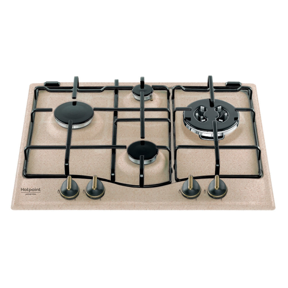 Hotpoint Ariston PCN 640 T (AV) R -HA Piano Cottura a Gas 4 Zone 60 cm Avena Hotpoint Ariston Piano cottura a gas PCN 640 T (AV) R /HA