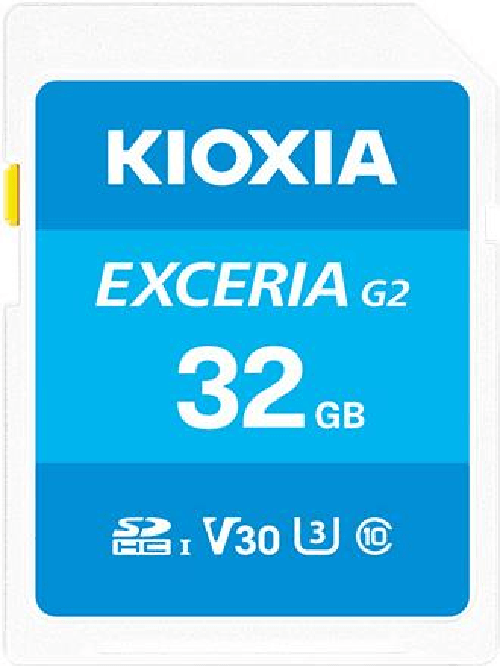 Kioxia Holdings Corporation Kioxia LNEX2L032GG4 memoria flash 32 GB MicroSDHC UHS-I Classe 10 (KIOXIA SD Kioxia LNEX2L032GG4 memoria flash 32 GB Micro