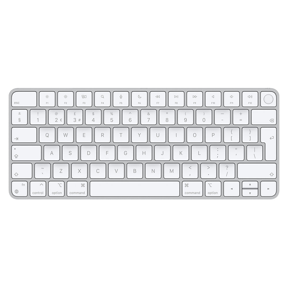 Apple Magic Keyboard tastiera Bluetooth QWERTY Inglese UK Bianco (MAGIC KEYBOARD TOUCH ID FOR MAC ENG) - Versione UK Apple Magic Keyboard tastiera Cas