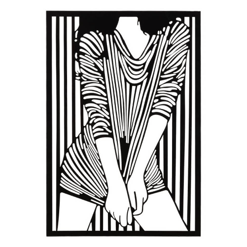 Decorazione Parete Elegante cm 40X1,3X60 - FASHIONABLE