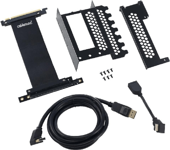Cablemod CM-VPB-HDK-R parte del case del computer Mini Tower Supporto GPU (CableMod Vertical Graphics Card Holder with P Cablemod CM-VPB-HDK-R parte d
