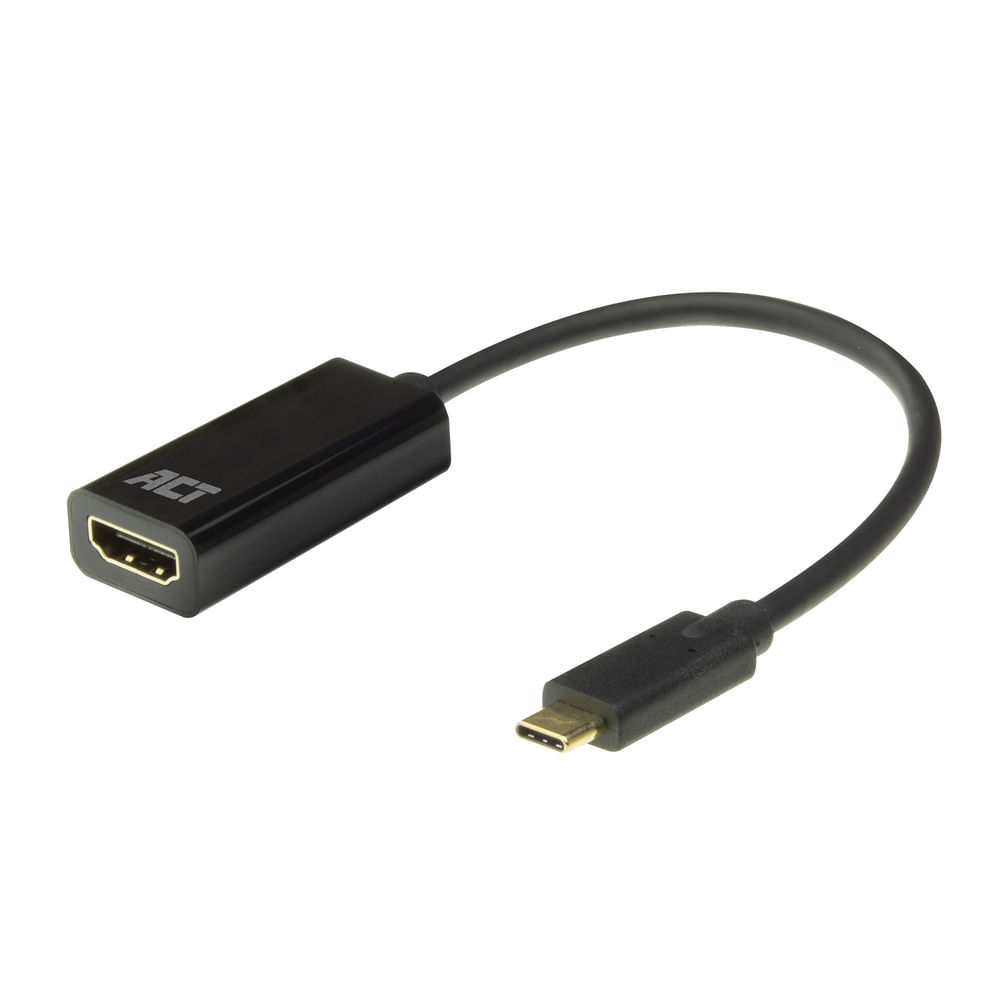 ACT AC7310 cavo e adattatore video 0,15 m USB tipo-C HDMI tipo A (Standard) Nero