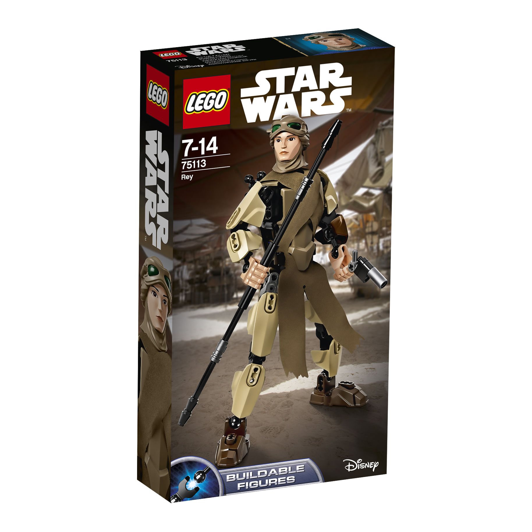 LEGO Star Wars Rey Figura di costruzione Multicolore Lego Rey - Lego Star Wars 75113