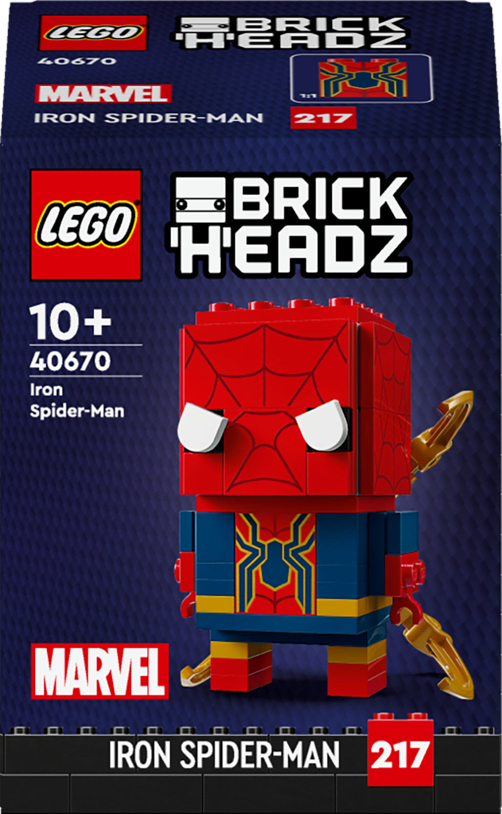 Lego Iron Spider-Man - Lego BrickHeadz 40670 LEGO 40670 gioco di costruzione