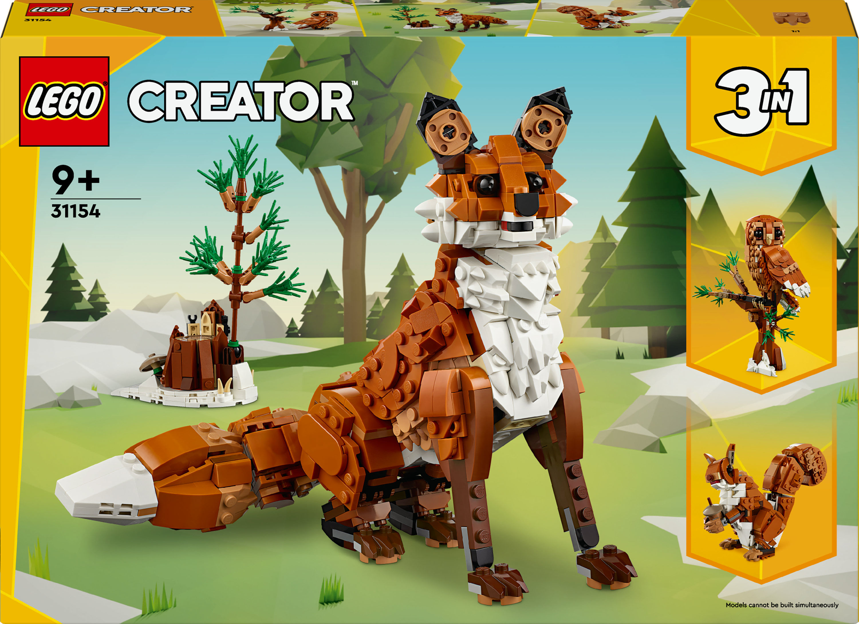 Lego Animali della foresta: Volpe rossa - Lego Creator 31154 LEGO Animali della foresta: Volpe rossa