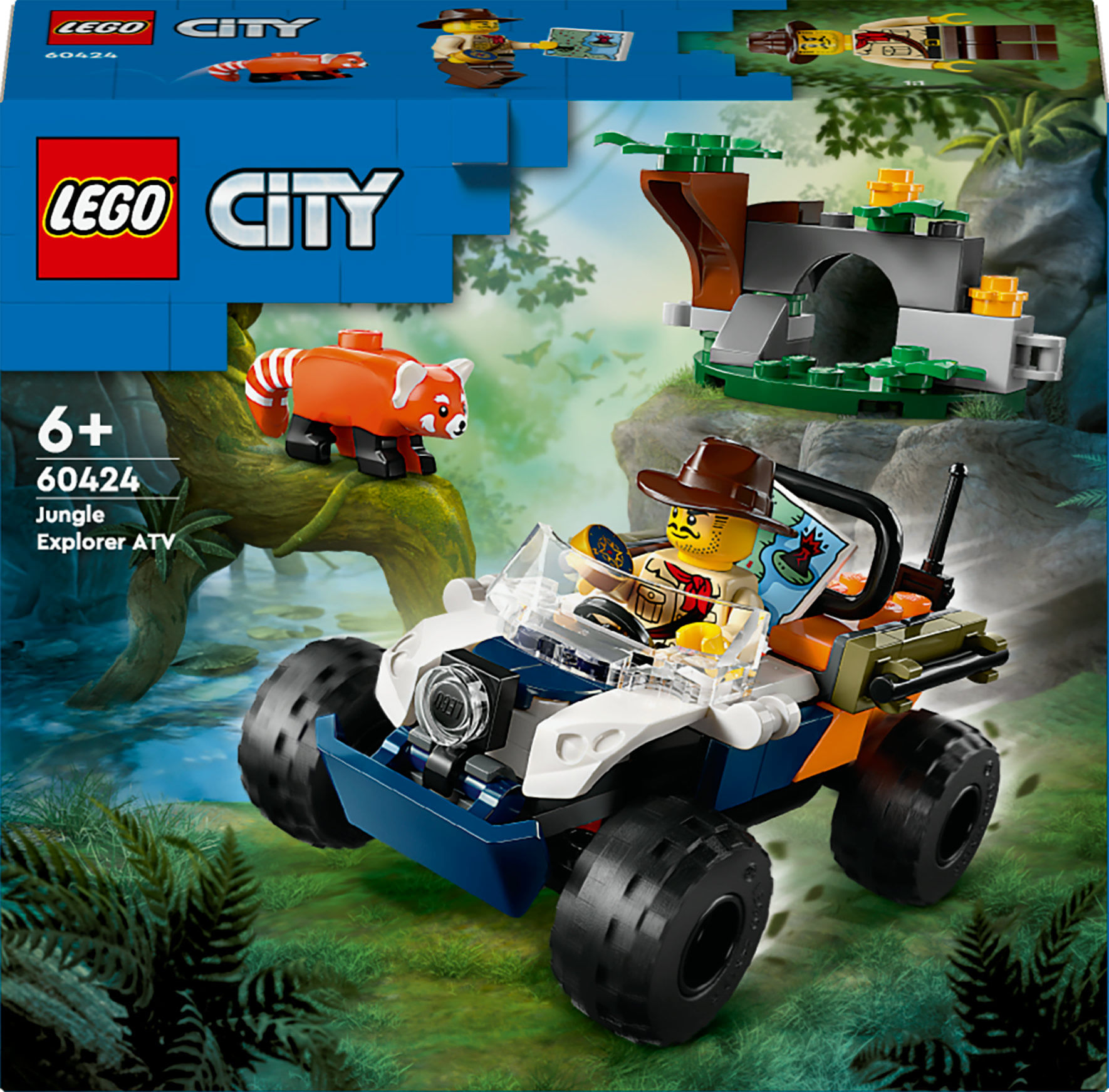 Lego ATV dell’Esploratore della giungla - Lego City 60424 LEGO ATV dell’Esploratore della giungla