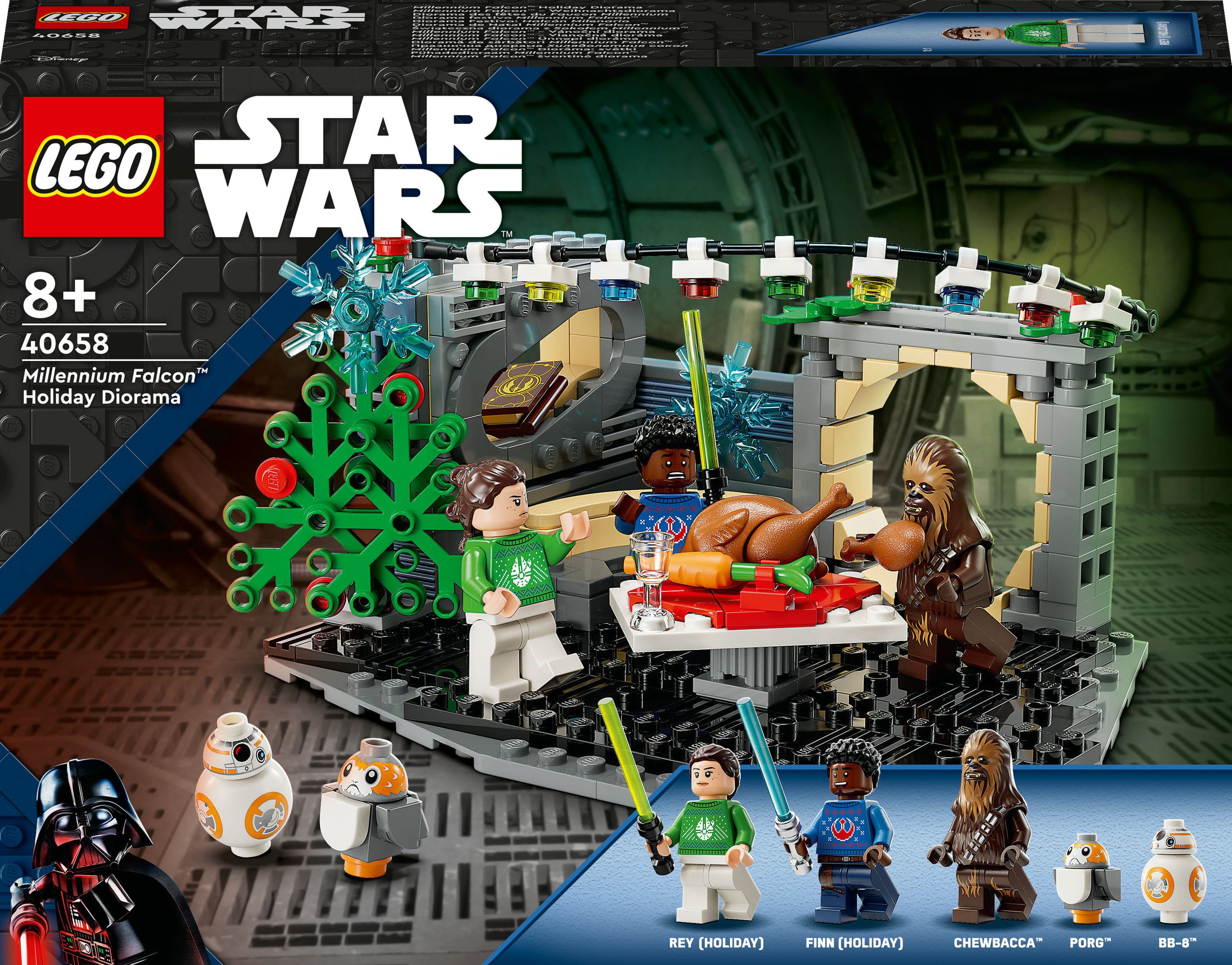Lego Diorama festivo Millennium Falcon - Lego Star Wars 40658 LEGO 40658 gioco di costruzione