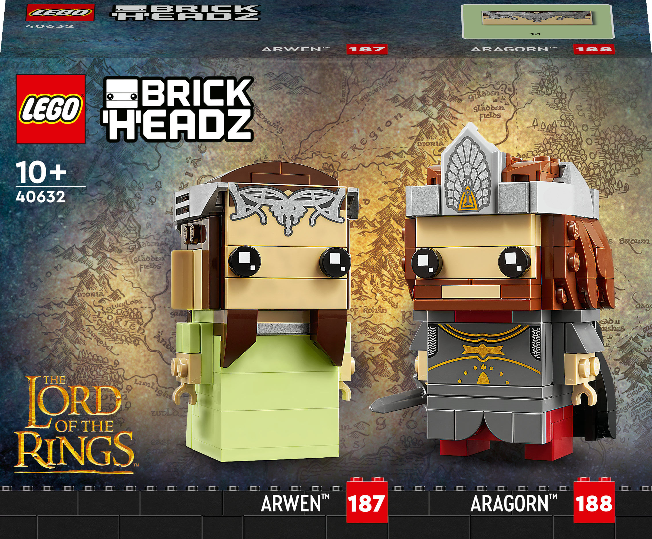 Lego Aragorn e Arwen - Lego Lord Of The Rings 40632