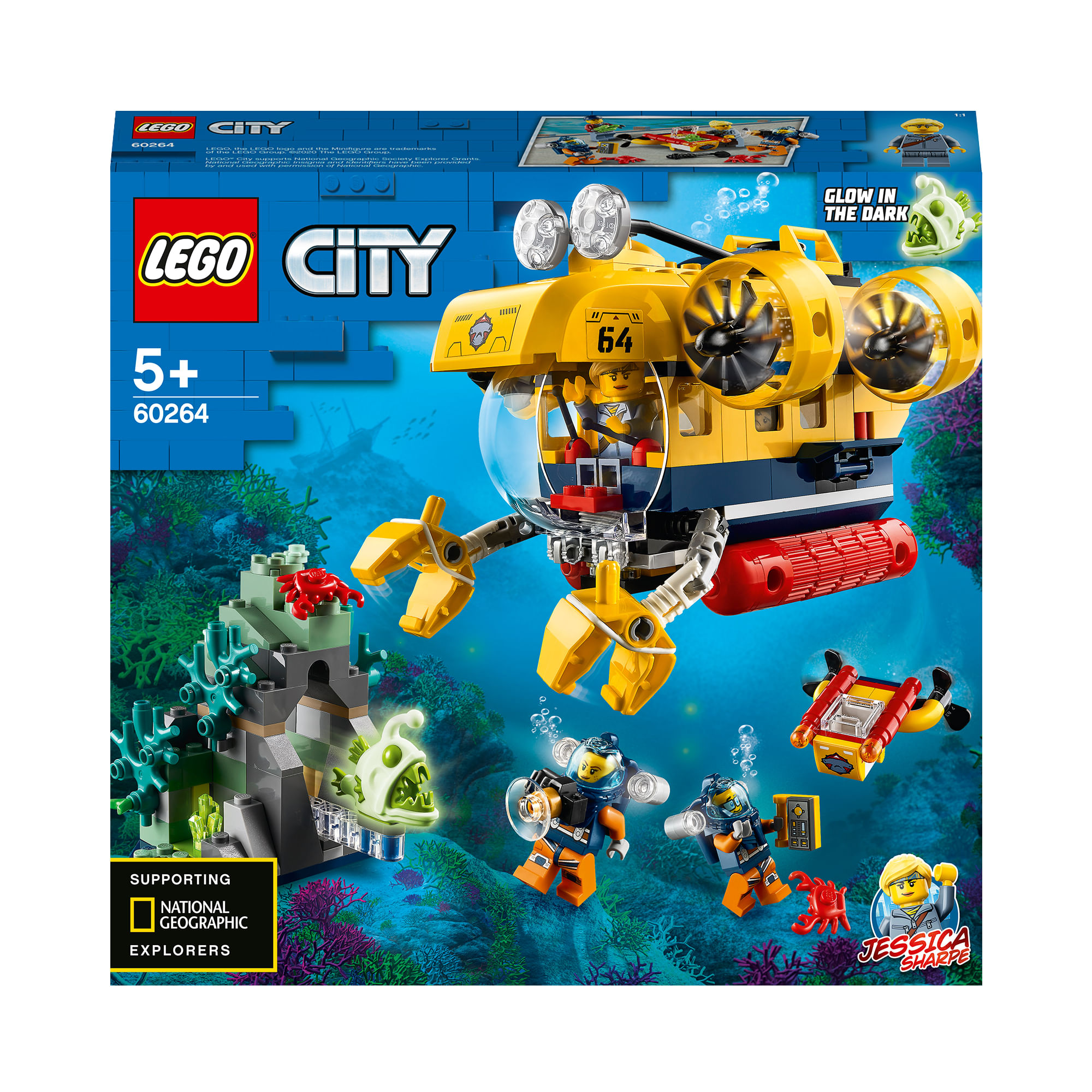 Lego Sottomarino da esplorazione oceanica - Lego City 60264 LEGO City Sottomarino da esplorazione oceanica