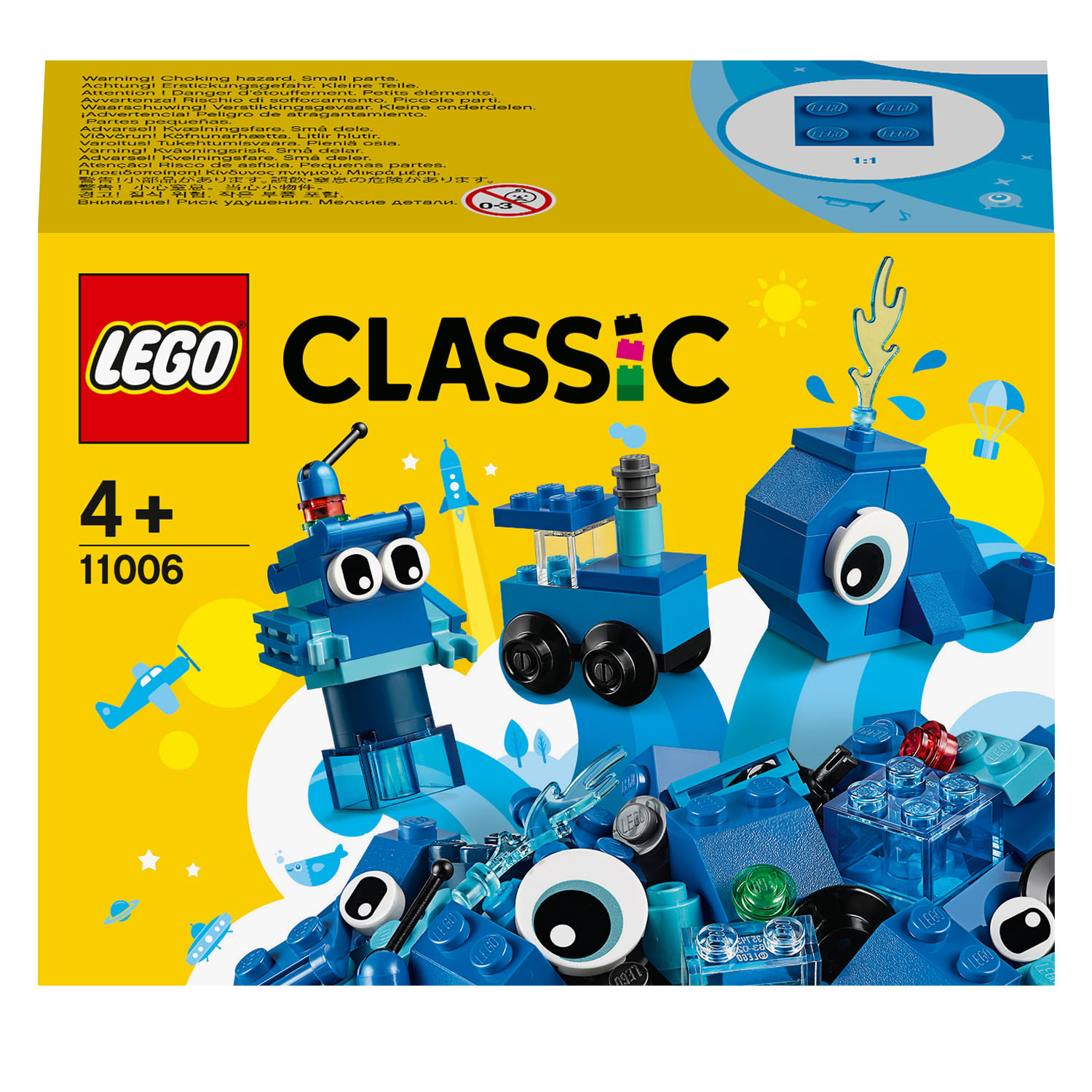 Lego Mattoncini blu creativi - Lego Classic 11006 LEGO Classic Mattoncini blu creativi