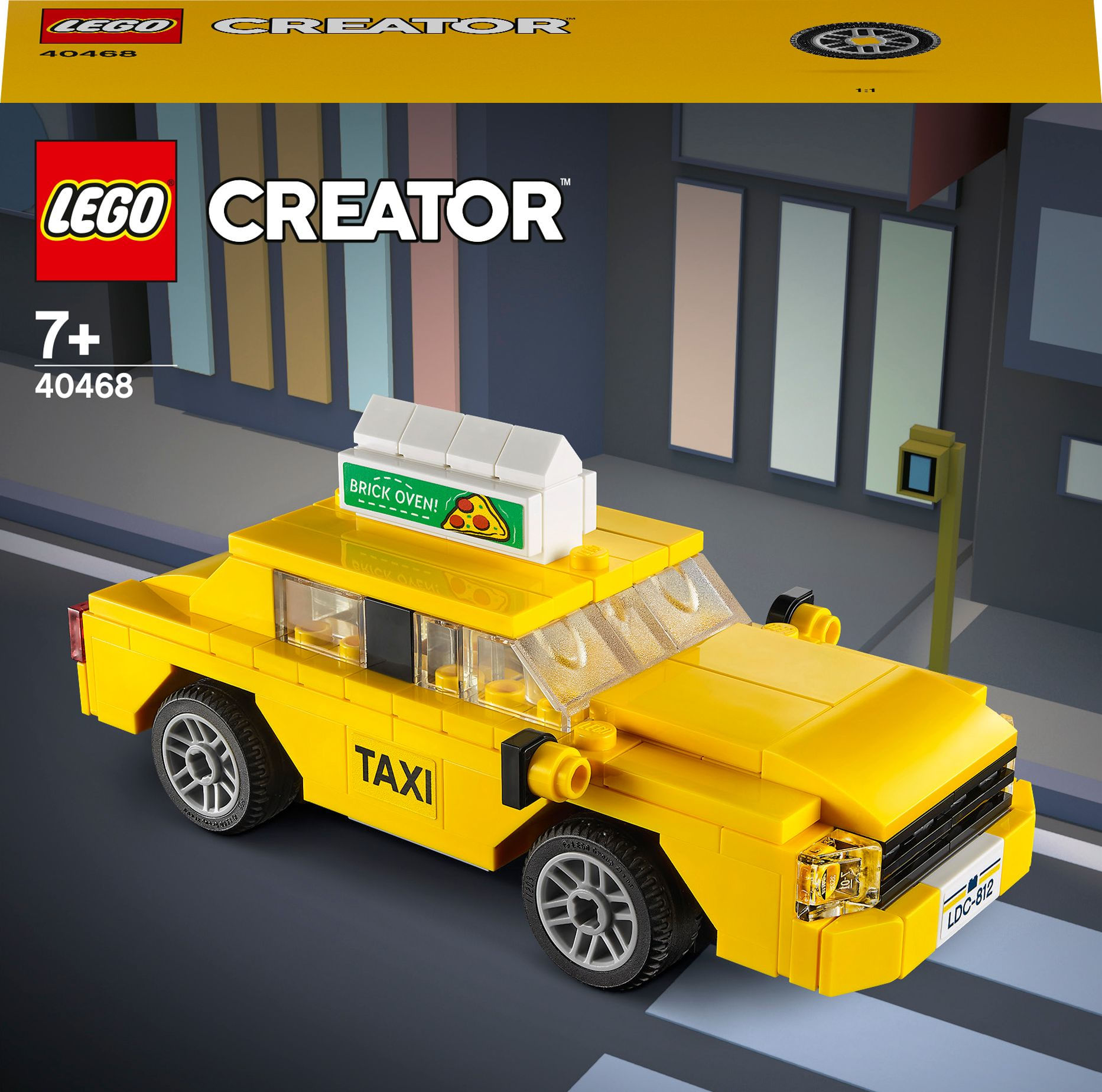Lego Taxi giallo - Lego Creator 40468 LEGO Creator Taxi giallo - 40468