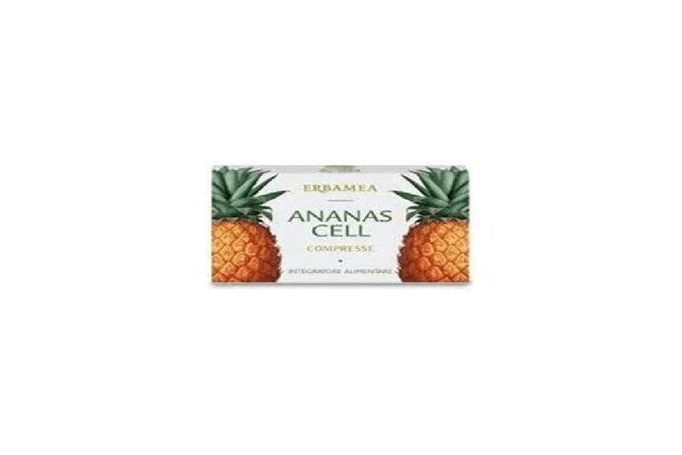 Erbamea Ananas Cell, Centella, Betulla per Cellulite e Ritenzione Idrica, Multicolore, 36 Compresse