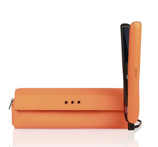 Ghd PIASTRA GHD GOLD STYLER ARANCIONE FLUO CON POCHETTE TERMORESISTENTE GHD Gold Styler Piastra per capelli Caldo Albicocca, Nero 2,7 m