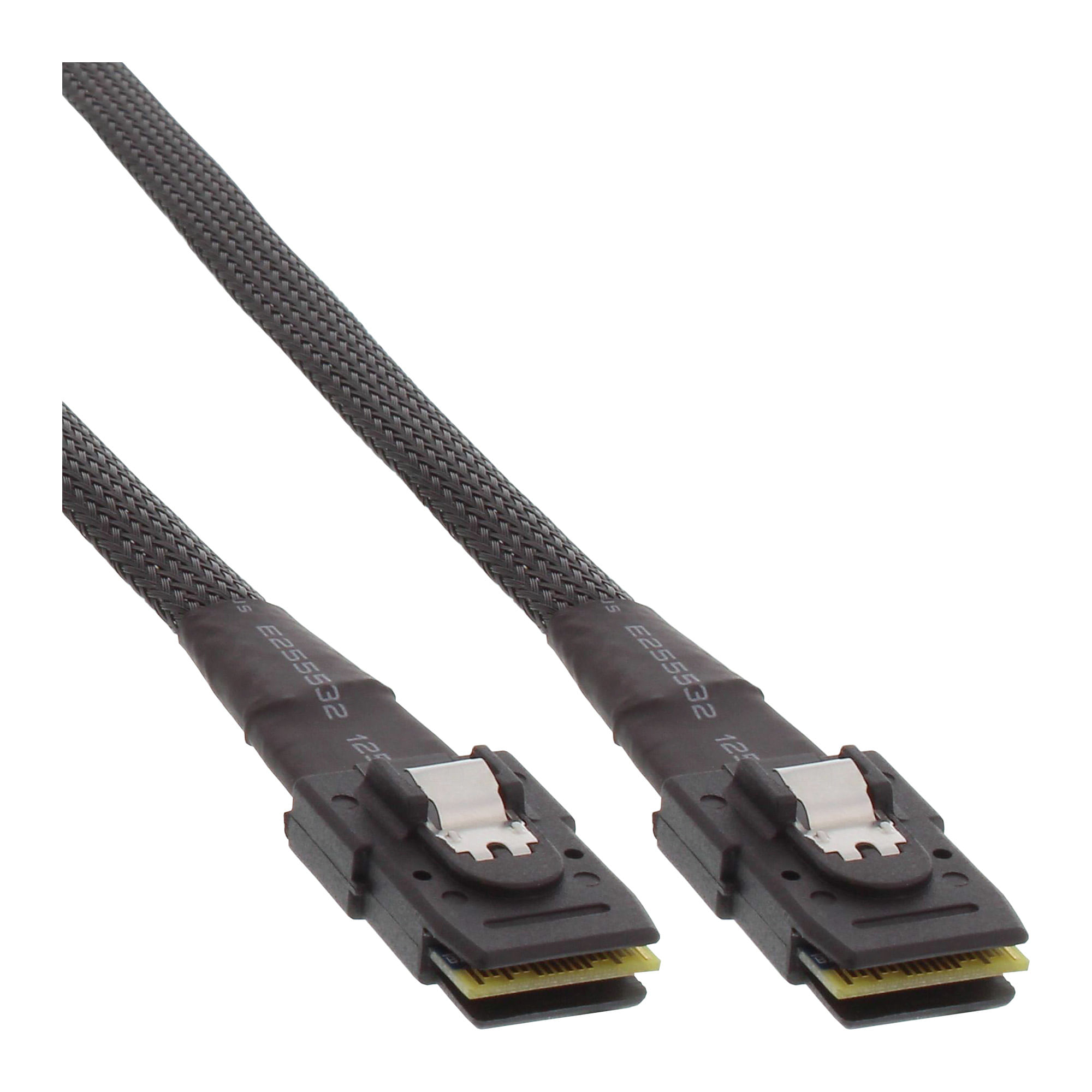 InLine Cavo SAS int. - Mini-SAS SFF-8087-Mini-SAS SFF-8087 - con. banda laterale - 0 -75 m InLine Cavo Mini SAS, SFF-8087 a SFF-8087 + Sideband, 0,75m