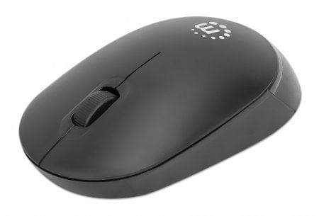 Manhattan 190145 mouse Ambidestro RF Wireless Ottico 1000 DPI (PERFORMANCE USB WIRELESS MOUSE- - 2.4GHZ BLACK USB-A 1000 Manhattan 190145 mouse Uffici