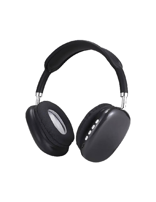 Cuffie Wireless P9 Bluetooth Auricolari Radio Ricaricabili Ingresso MicroSD Card (Nere)