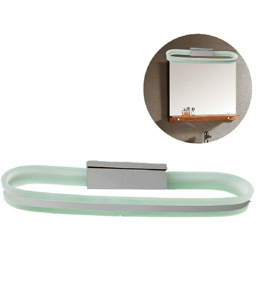 Applique Lampada Moderno Da Parete Muro Specchio 10w Bagno 50 Led 2835 Smd Luce - -Bianco Freddo - Applique Lampada Moderno Da Parete Muro Specchio 10