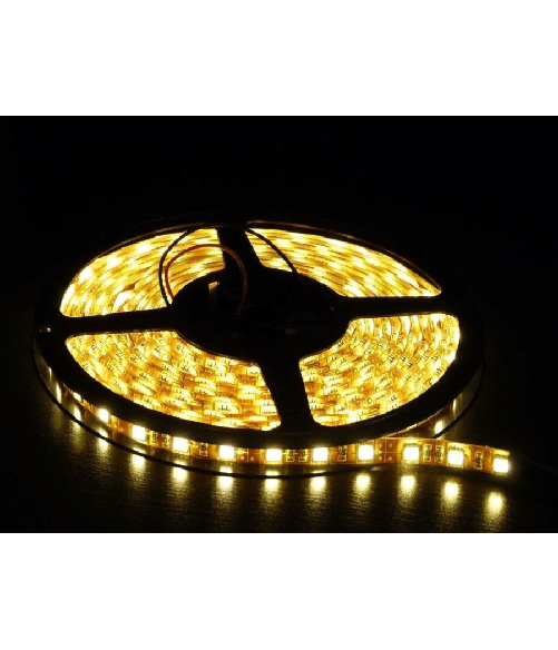 Strip Smd Bobina Striscia Led 5050 Flessibile 5mt Adesiva Interno Esterno Ip65 - -Bianco Freddo - Strip Smd Bobina Striscia Led 5050 Flessibile 5mt Ad