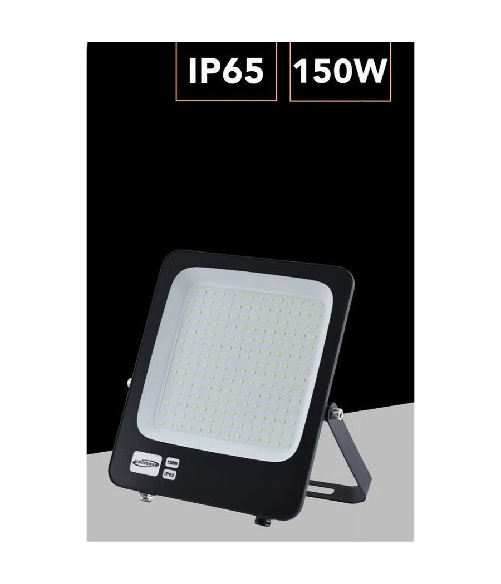 Faro Led Ultra Slim 150w Esterno Ip65 Orientabile Luce 4000k 6500k 3000k Jr-150w - -Bianco Freddo - Faro Led Ultra Slim 150w Esterno Ip65 Orientabile