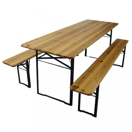 Set Birreria Tavolo con Panche cm 220x70 - SET BREWERY