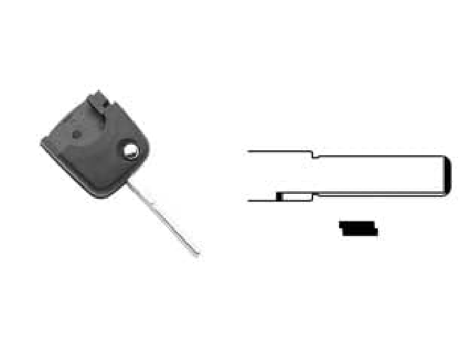 Silca Hu66aprs Guscio Chiave Auto Huf