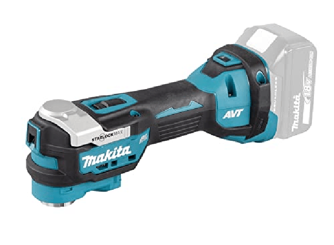 Makita DTM52Z Brushless Multi-Tool 18V Li-ion LXT Utensile Multifunzionale Makita DTM52Z multi-strumento oscillante Nero, Blu, Argento 20000 OPM