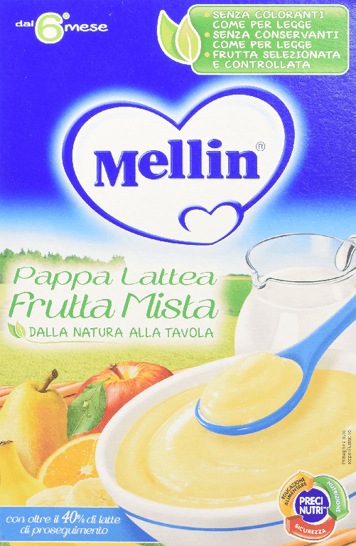 pappa lattea - frutta mista