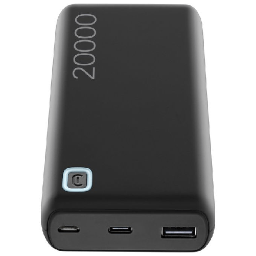 Cellular Line Power Bank ESSENCE 20000 Caricabatterie Portatile da 20000mAh Nero Cellularline Power Bank ESSENCE 20000 Caricabatterie portatile da 200