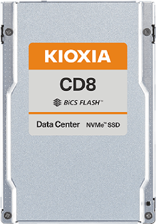 Kioxia Holdings Corporation Kioxia CD8-R 2.5 15360 GB PCI Express 4.0 BiCS FLASH TLC NVMe (KIOXIA KCD8 series - SSD Kioxia CD8-R 15,4 TB 2.5" PCI Expr