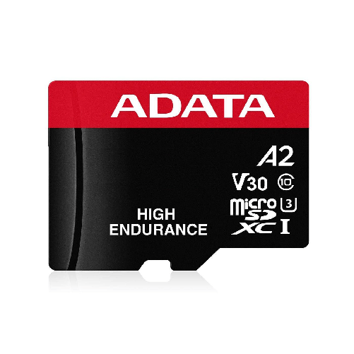 ADATA High Endurance - Flash-Speicherkarte (microSDXC-an-SD-Adapter inbegriffen) - 128 GB - A2 / Video Class V30 / UHS-I ADATA AUSDX128GUI3V30SHA2-RA1