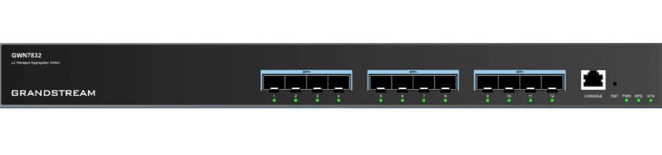 Grandstream Networks GWN7832 Switch di rete gestito L3 10G Ethernet (100/1000/10000) Grigio (GWN7832) Grandstream Networks GWN7832 switch di rete Gest