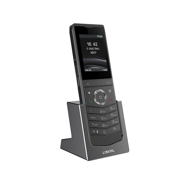 Fanvil Linkvil W611W Telefono VoIP Wi-Fi 6 IP67 Fanvil W611W telefono IP Nero 4 linee Wi-Fi