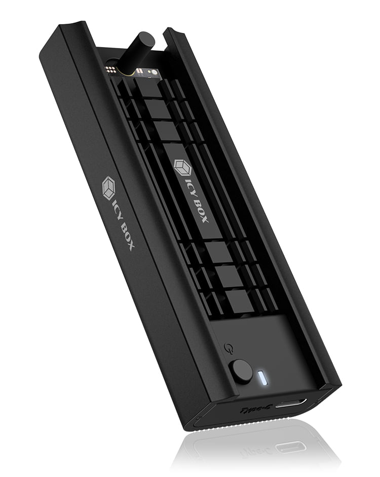 Raidsonic Gertetyp Speichergehuse - extern Bustyp USB 3.2 (Gen 2) USB-C 3.2 (Gen 2 ICY BOX IB-180MC-C31 Box esterno SSD Nero M.2