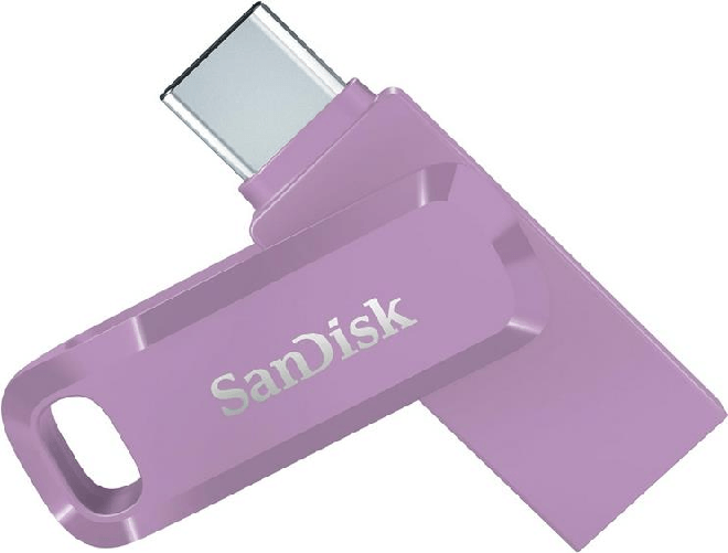 SanDisk Ultra Dual Drive Go USB 128GB unit flash USB USB Type-A / USB Type-C 3.2 Gen 1 3.1 Gen 1 Lavanda (SanDisk Ultra SanDisk Ultra Dual Drive Go U