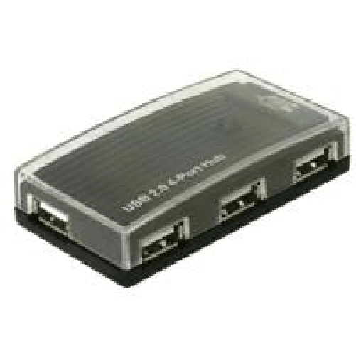 Delock Anschlsse 1 x Mini USB 2.0 Buchse 4 x USB 2 DeLOCK HUB USB 2.0 external 4 port 480 Mbit/s