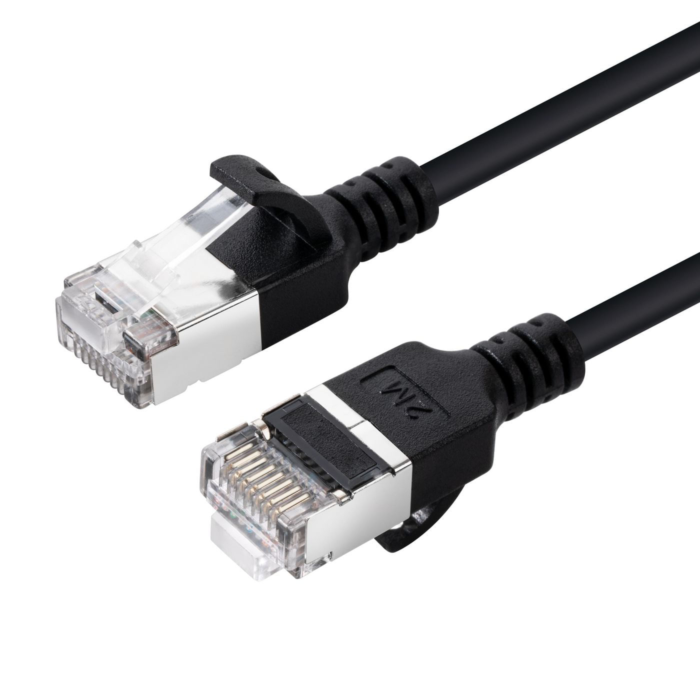 Microconnect V-FTP6A0025S-SLIM cavo di rete Nero 025 m Cat6a U/FTP STP (CAT6A U-FTP Slim LSZH 0.25m - Network Cable Blac Microconnect V-FTP6A0025S-SLI