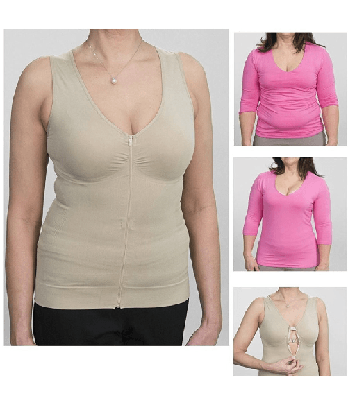 Trade Shop Traesio-comfy Cami Donne Body Shaper Girovita Stretto Corsetto Colore Nero Fianchi Vita - Xxl Taglia L-XL